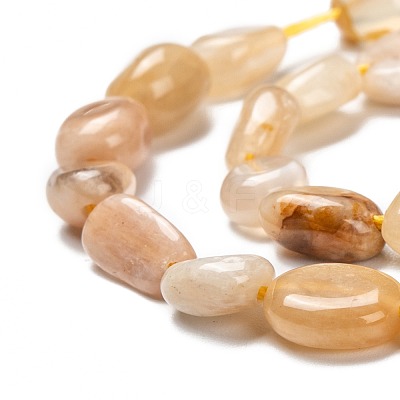 Natural Sunstone Beads Strands G-G018-18B-1