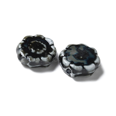 Handmade Porcelain Beads PORC-L080-G-1