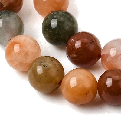 Natural Colorful Rabbit Fur Rutilated Quartz Beads Strands GG-CBA4808-I01-6mm-1