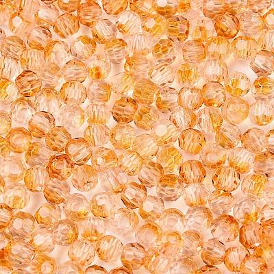Baking Paint Electroplate Transparent Glass Seed Beads SEED-N006-07G-1