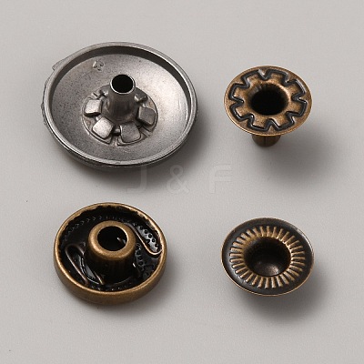 Alloy Snap Button FIND-WH0421-74E-1