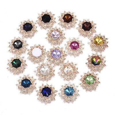 Resin Rhinestone Cabochons RB-S066-21RG-1