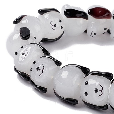 Handmade Lampwork Beads Strand LAMP-E028-02F-1