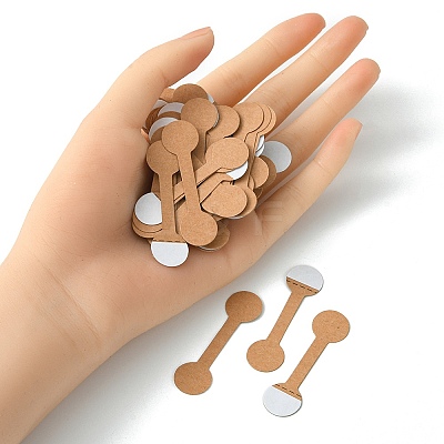 Paper Fold Over Blank Sticky Price Tags CDIS-YW0001-08B-1