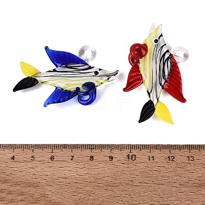 Handmade Lampwork Pendants LA-N048-05-1