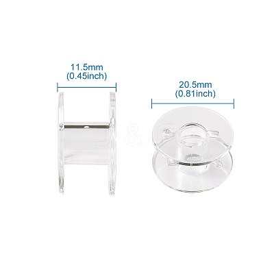Plastic Sew Embroidery Bobbin ODIS-TAC0006-01-1