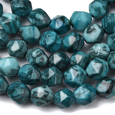 Natural Map Stone Beads Strands G-Z119-A23-02-1