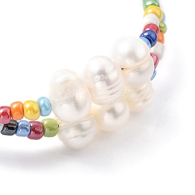 Multi-strand Bracelets BJEW-JB05492-03-1