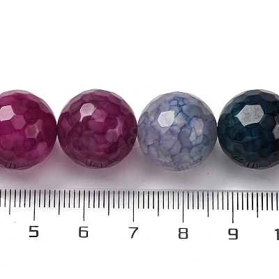 Natural Dragon Veins Agate(Dyed & Heated) Beads Strands G-K390-A11-01-1