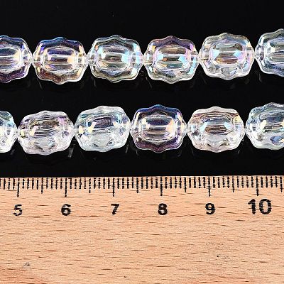 Electroplate Glass Beads Strands EGLA-T021-05A-1