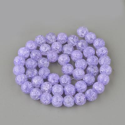 Synthetic Crackle Quartz Beads Strands GLAA-S134-8mm-15-1