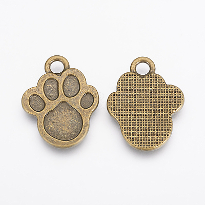 Tibetan Style Alloy Pendants X-TIBEP-21652-AB-NR-1