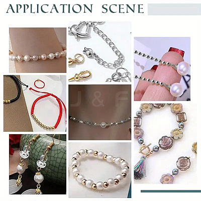 500Pcs 304 Stainless Steel Beads STAS-YW0002-80-1