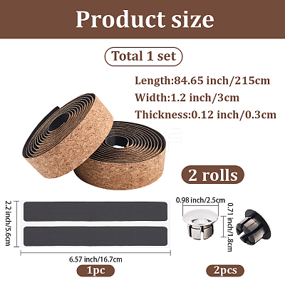 Eva Bicycle Handlebar Tape AJEW-WH20060-58-1