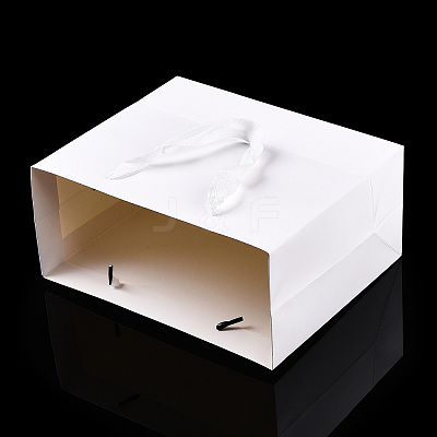 Rectangle Paper Bags with Rope Handles CARB-L011-02C-06-1