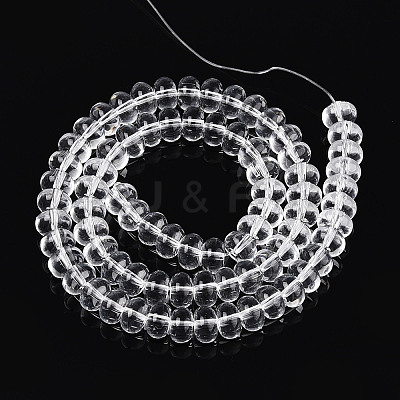 Transparent Glass Beads Strands GLAA-ZX008-8mm-19A-1