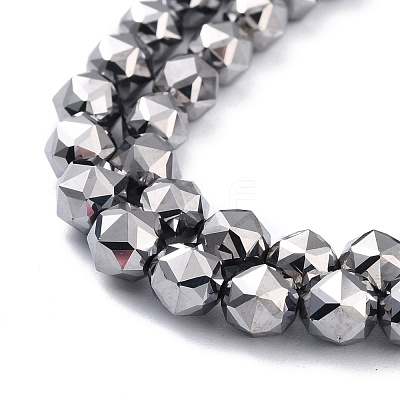Terahertz Stone Beads Strands G-D461-17D-1