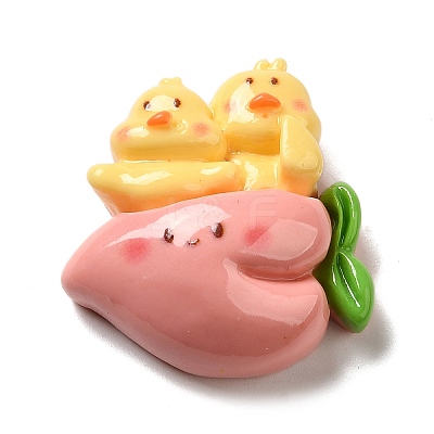 Animal Duck Theme Opaque Resin Decoden Cabochons CRES-B020-01D-1