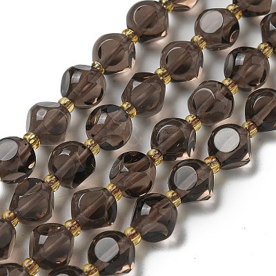 Natural Ice Obsidian Beads Strands G-K387-A09-02-1