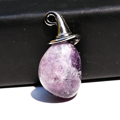 Natural Amethyst Pendants LS-PW-WG32845-13-1