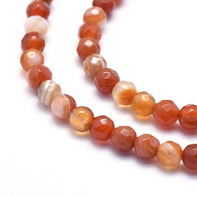 Natural Agate Beads G-J371-15-6mm-1