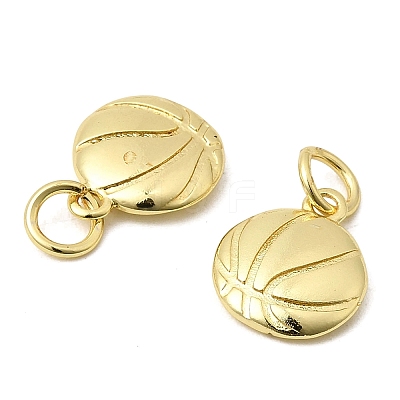 Sports Brass Charms KK-A289-04D-G-1