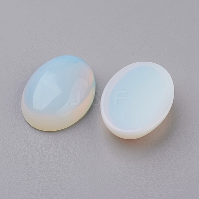 Opalite Flat Back Cabochons X-G-G741-13x18mm-22-1