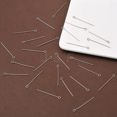 Tarnish Resistant 304 Stainless Steel Eye Pin STAS-E013-0.6x30mm-1