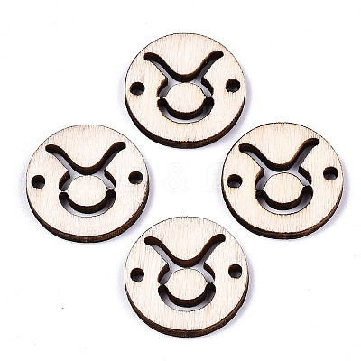Unfinished Natural Poplar Wood Links Connectors LS-WOOD-S045-139A-01-1