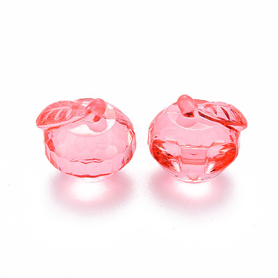 Transparent Acrylic Pendants TACR-T024-05B-910-1