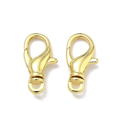 Brass Lobster Claw Clasps KK-G557-06B-G-1