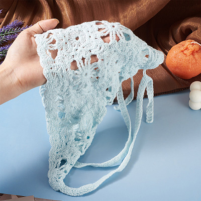 Polyester Triangle Headscarf OHAR-TAC0002-03B-1