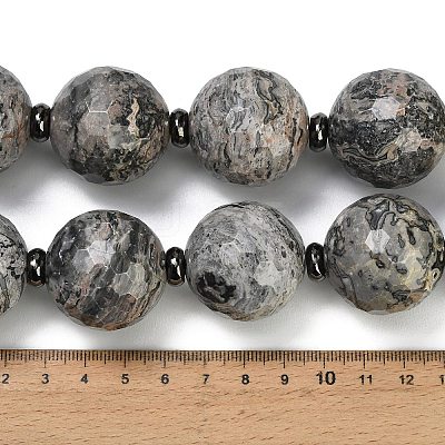 Natural Map Stone Beads Strands GG-CBA007A-D06-02-1