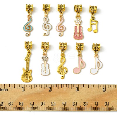 20Pcs Tibetan Style Alloy Enamel Pendant PALLOY-FS00007-1