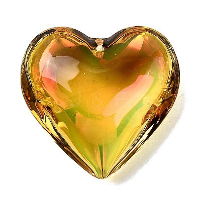 Electroplated Glass Pendants X-GLAA-G122-06A-1