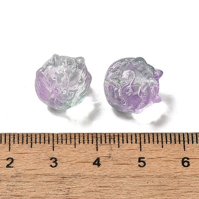 Transparent Glass Beads GLAA-D025-05I-1