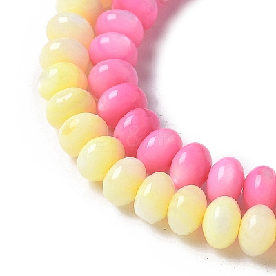 Natural Freshwater Shell Beads Strands SSHEL-C013-07-1
