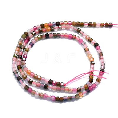 Grade A Natural Tourmaline Beads Strands G-P457-B01-03B-1