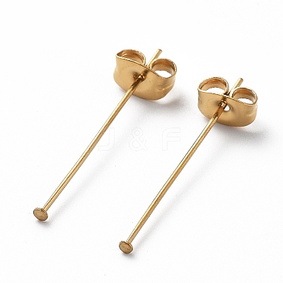 Ion Plating(IP) 304 Stainless Steel Flat Head Pins STAS-I315-D02-G-1