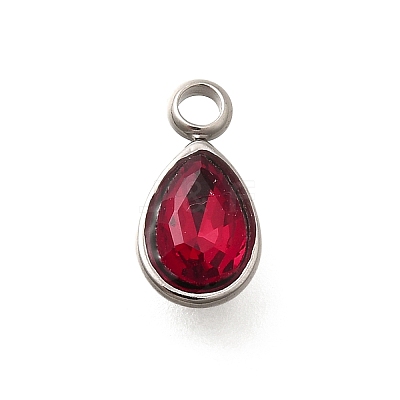 304 Stainless Steel Pendants STAS-Q346-04P-09-1