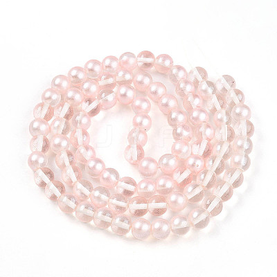 Baking Paint Transparent Glass Beads X1-DGLA-N011-10mm-03-1