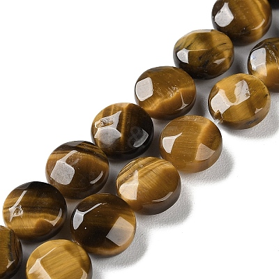 Natural Tiger Eye Beads Strands G-K357-B12-01-1