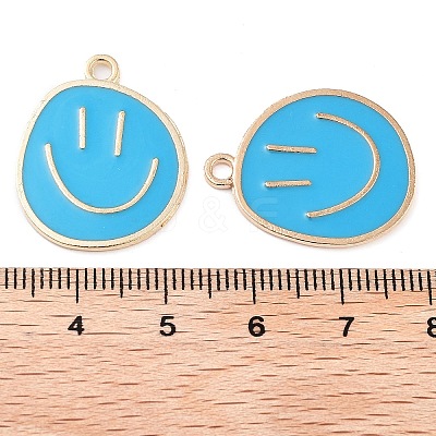 Alloy Enamel Pendants PALLOY-S192-03G-07-1