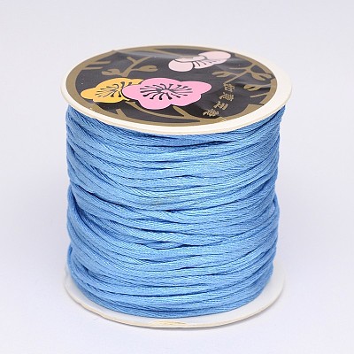 Nylon Satin Rattail Cords LW-K001-2mm-365-1