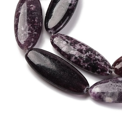 Natural Lepidolite Beads Strands G-B078-E08-01-1