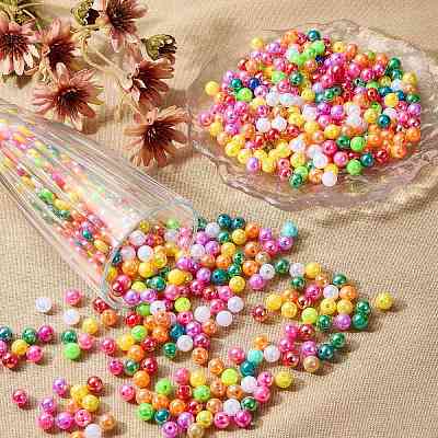 140G Opaque Acrylic Beads OACR-SZ0001-71-1