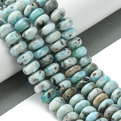 Natural Larimar Beads Strands G-H004-A01-01-1