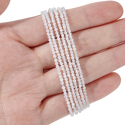 2 Strands 2 Styles Natural Moonstone Beads Strands G-AR0006-30-1