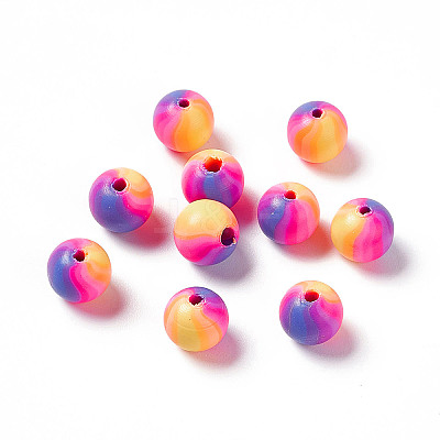 Handmade Polymer Clay Beads CLAY-D005-01C-1