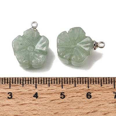 Natural Green Aventurine Pendants GG-CBA487A-01P-04-1